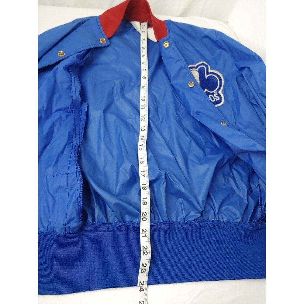 Vintage Montréal Expos 90s Baseball Team Varsity Jacket Boys SzL - Picture 15 of 16